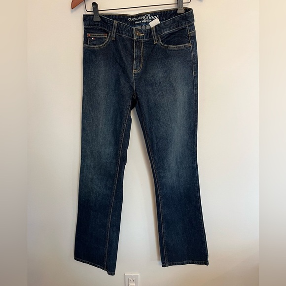 Tommy Hilfiger Classic Bootcut Blue Denim Jeans size 6 - Picture 3 of 6